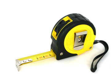 measuring tape on white
