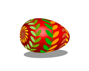easter egg red