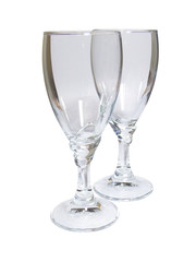 two wineglasses