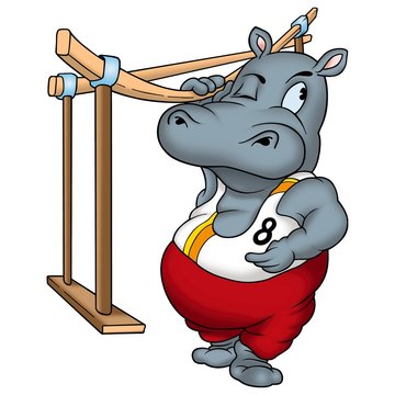 hippo gymnast