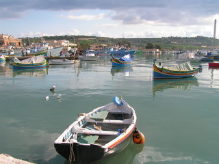 marsaxlokk - fischerdorf in malta
