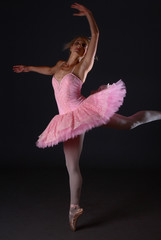 Naklejka premium ballet jump