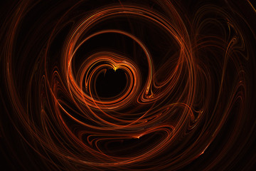 heart fractal flame