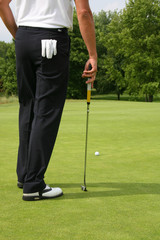 golf - preparation du putt