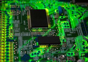 green electronic board