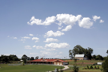 Fototapeta na wymiar australian farm