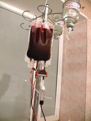 blood transfusion bag, iv
