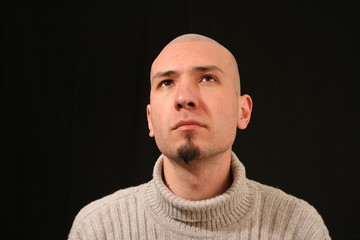 Obraz premium sad man