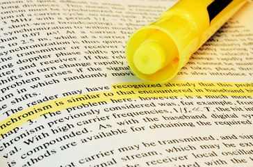 highlighted text
