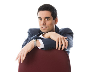 man on chair