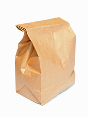 brown lunch sack