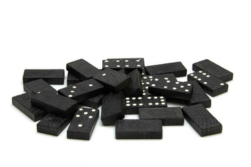 randomly spread dominoes