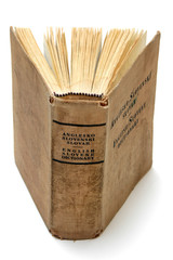 old half opened dictionary