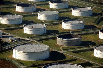 oil tanks near port