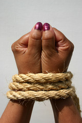 bound hands