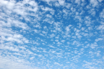 clouds on blue sky