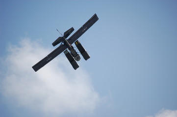 light aircraft over south beach