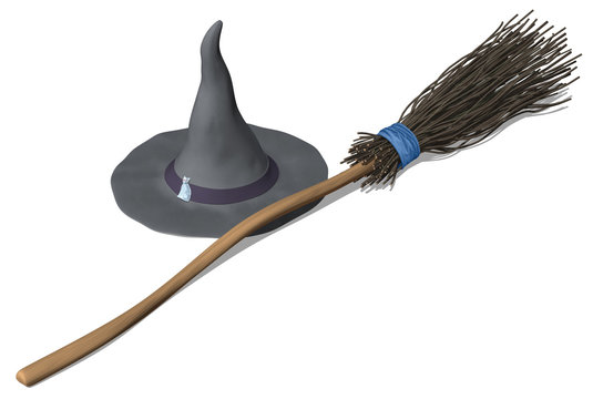 witches hat & broom