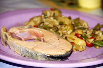 pavé de saumon