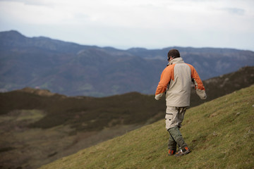 man in the mountain