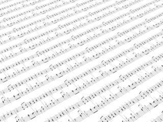 Fototapeta premium sheet of printed music