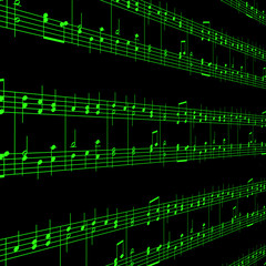 sheet of printed music