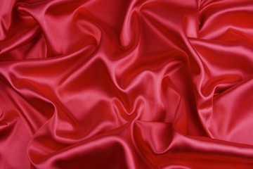 red satin fabric
