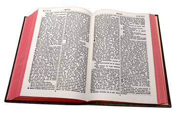 Obraz premium the gospel of matthew, from a bible in the hausa l