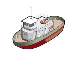 regular boat icon. design elements 41m