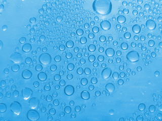 water texture on the glass