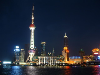 Fototapeta na wymiar shanghai noc