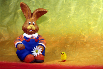 hase mit küken