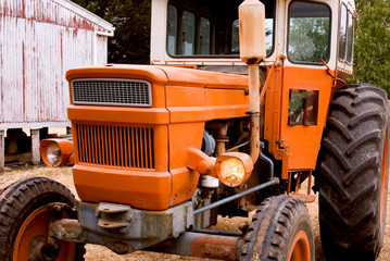 orange tractor