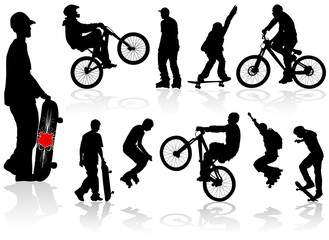Obraz premium extreme silhouettes