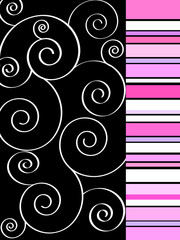 spiral funky design