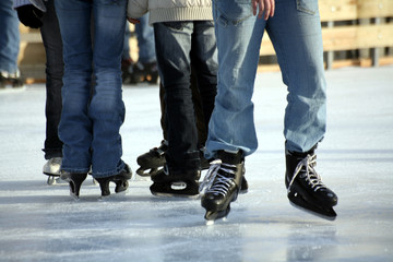 Obraz premium eisvergnügen