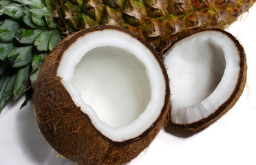 pineapple and coconut
