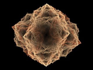 massive explosion - fractal background