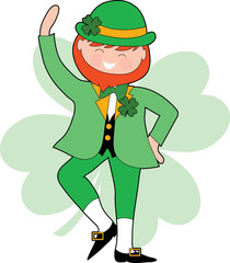 dancing leprechaun