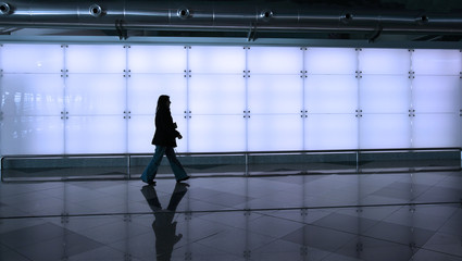 woman walking