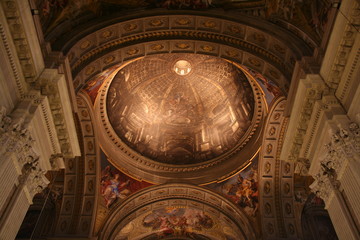 Obraz premium cupola di s. ignazio di loyola - roma