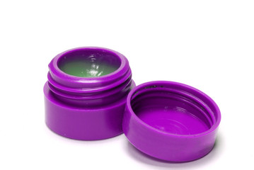 container of ointment