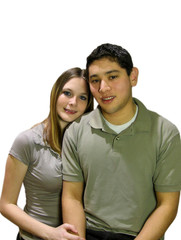 young couple in love