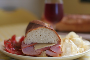 sandwich au jambon  3