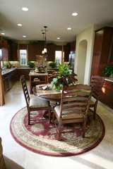 dining and kitchen interior