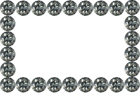 diamond photo frame