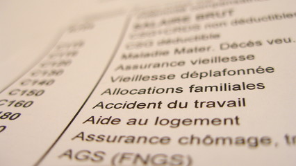 fiche de paye