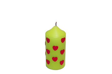 saint valentine's day candle