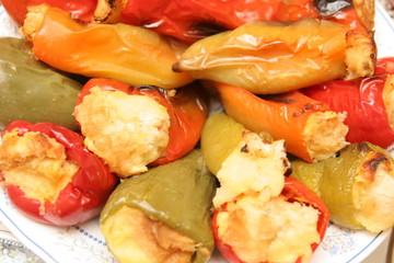 pepper stuffed with meat
