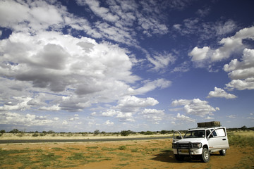 conduite en 4x4 en namibie